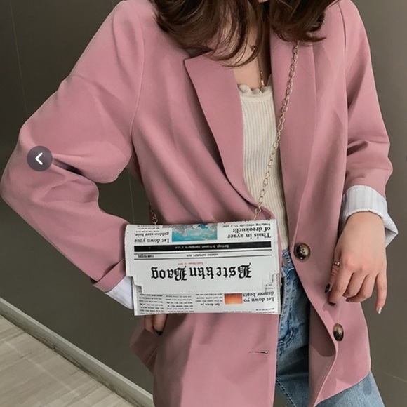 🌷3X HP 🌷 Brand New Envelope Women Newspaper Clutch Chain Purse Crossbody Mes… - Picture 13 of 17